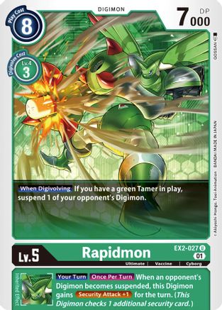 Rapidmon [EX2-027] [Digital Hazard]