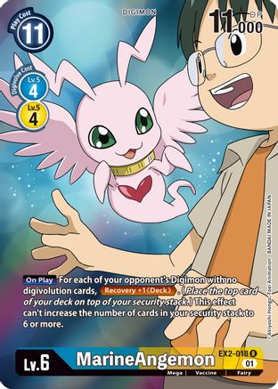 MarineAngemon [EX2-018] (Alternate Art) [Digital Hazard]
