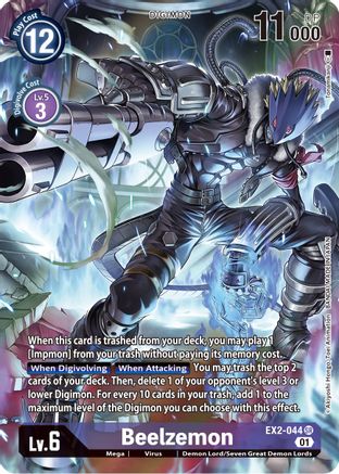 Beelzemon [EX2-044] (Alternate Art) [Digital Hazard]