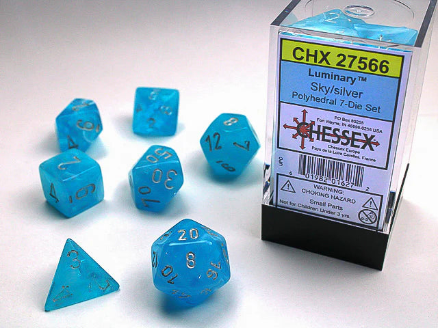 Chessex - Polyhedral 7-Die Set - Luminary