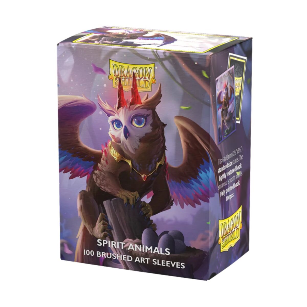 Dragonshield Sleeves - Spirit Animals: The Dragowlis (Brushed ART) (Standard Sized)