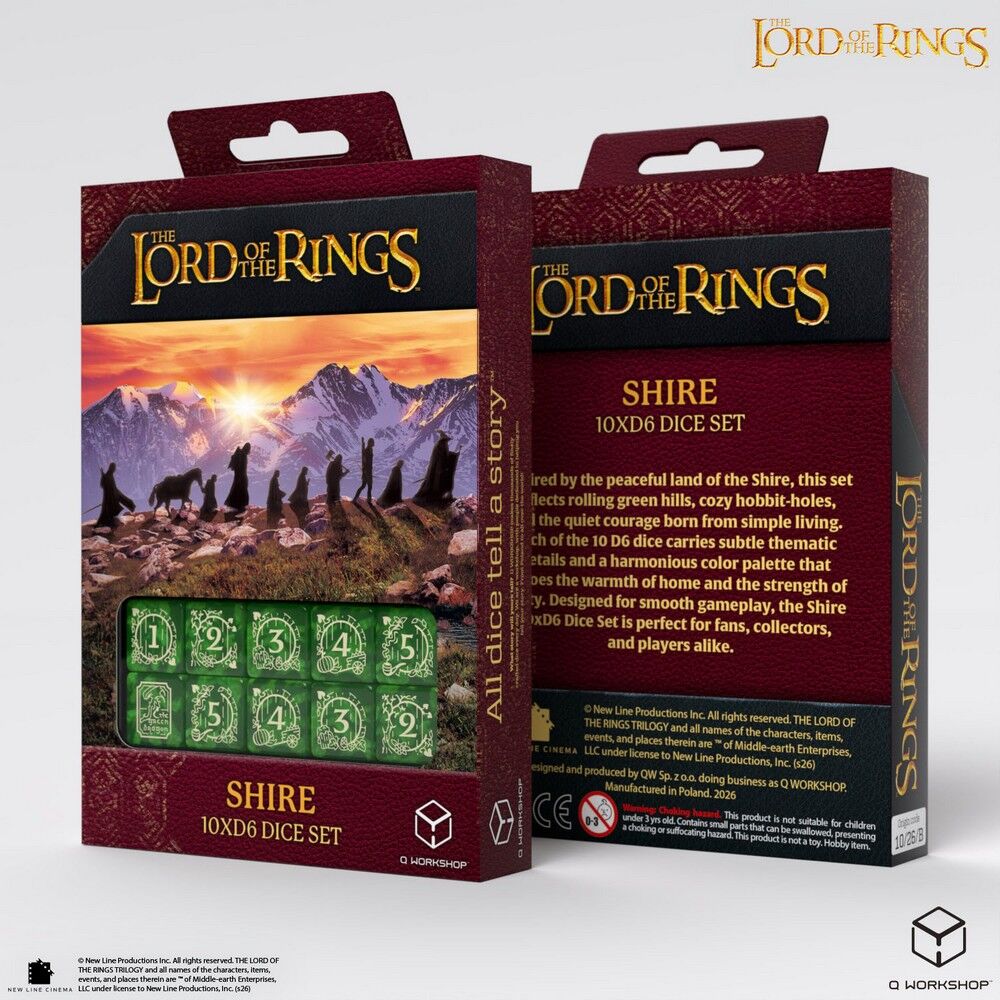 Q Workshop - The Lord of The Rings TCG Shire Dice Set