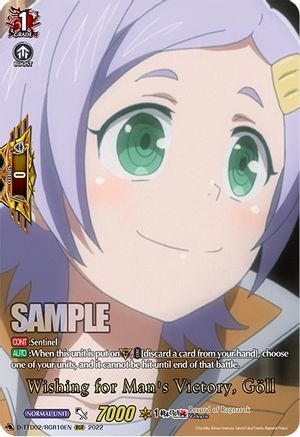 Wishing for Man's Victory, Goll (D-TTD02/RGR10EN) [Record of Ragnarok]