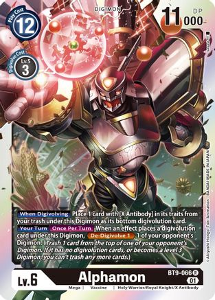 Alphamon [BT9-066] [X Record]