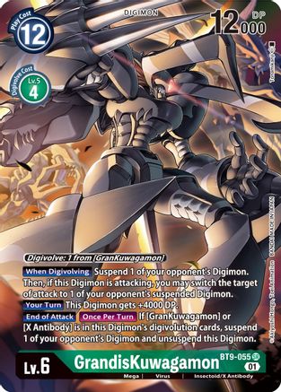 GrandisKuwagamon [BT9-055] (Alternate Art) [X Record]