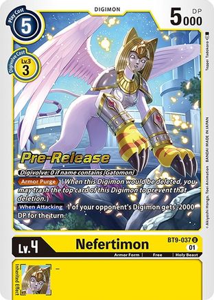 Nefertimon [BT9-037] [X Record Pre-Release Promos]
