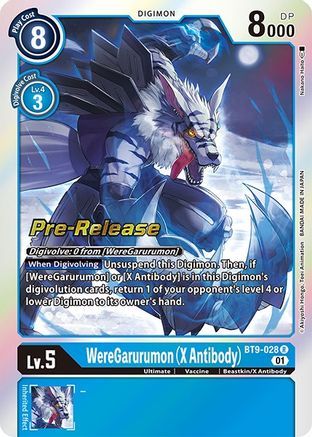 WereGarurumon (X Antibody) [BT9-028] [X Record Pre-Release Promos]