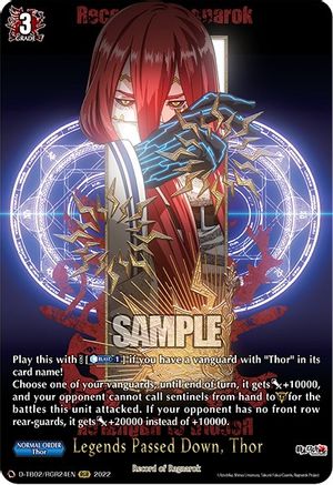 Legends Passed Down, Thor (D-TB02/RGR24EN) [Record of Ragnarok]