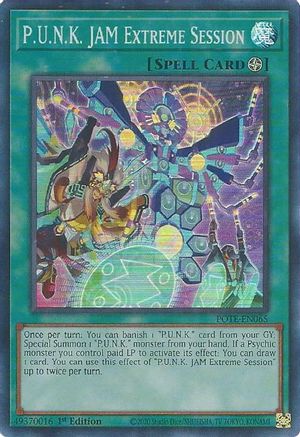P.U.N.K. JAM Extreme Session [POTE-EN065] Super Rare
