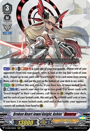 Broken Heart Jewel Knight, Ashlei "Reverse" (D-VS05/001EN) [V Clan Collection Vol.5]
