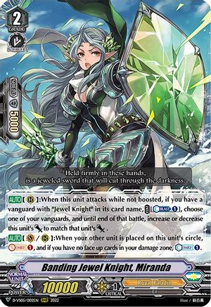 Banding Jewel Knight, Miranda (D-VS05/002EN) [V Clan Collection Vol.5]