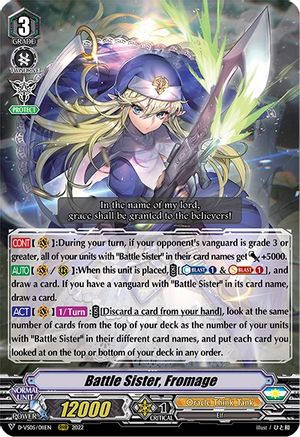 Battle Sister, Fromage (D-VS05/011EN) [V Clan Collection Vol.5]