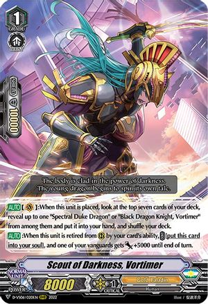 Scout of Darkness, Vortimer (D-VS06/020EN) [V Clan Collection Vol.6]