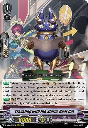 Traveling with the Storm, Gear Cat (D-VS06/058EN) [V Clan Collection Vol.6]