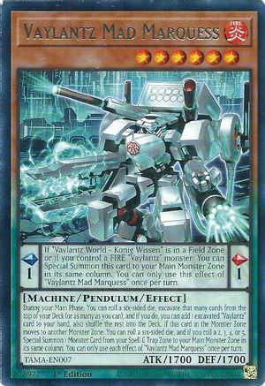 Vaylantz Mad Marquess [TAMA-EN007] Rare