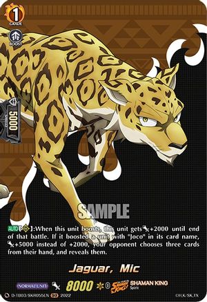 Jaguar, Mic (D-TB03/SKR055EN) [Shaman King]