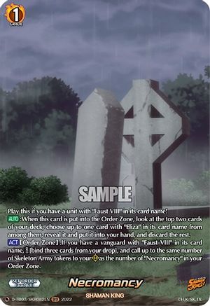 Necromancy (D-TB03/SKR082EN) [Shaman King]