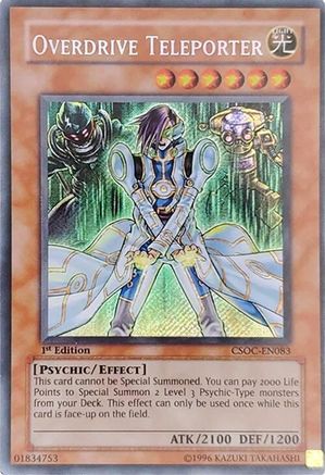 Overdrive Teleporter [CSOC-EN083] Secret Rare