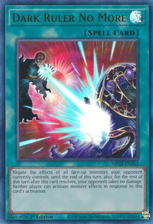 Dark Ruler No Morf (Misprint) [MP22-EN262] Ultra Rare