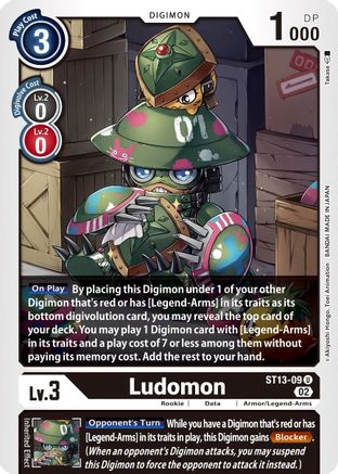 Ludomon [ST13-09] [Starter Deck: Ragnaloardmon]