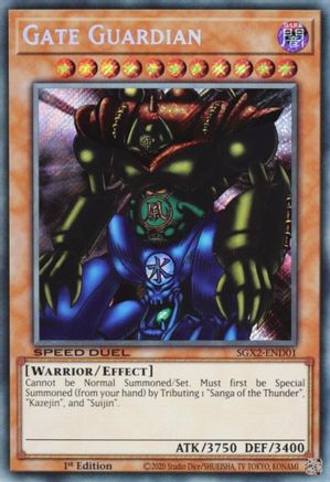 Gate Guardian [SGX2-END01] Secret Rare