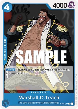 Marshall.D.Teach [Starter Deck: The Seven Warlords of The Sea]