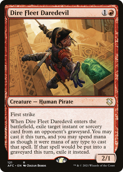 Dire Fleet Daredevil [Dungeons & Dragons: Adventures in the Forgotten Realms Commander]