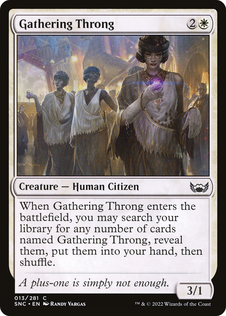 Gathering Throng [Streets of New Capenna]