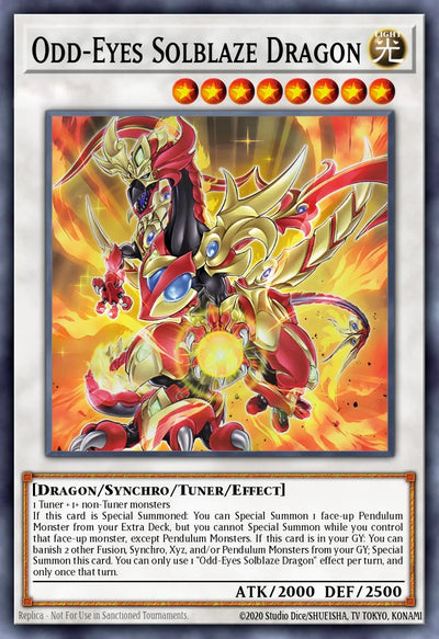 Odd-Eyes Solblaze Dragon [LAVD-ENO26] Ultra Rare