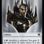 Clue // Ob Nixilis of the Black Oath Emblem Double-Sided Token [Commander Masters Tokens]