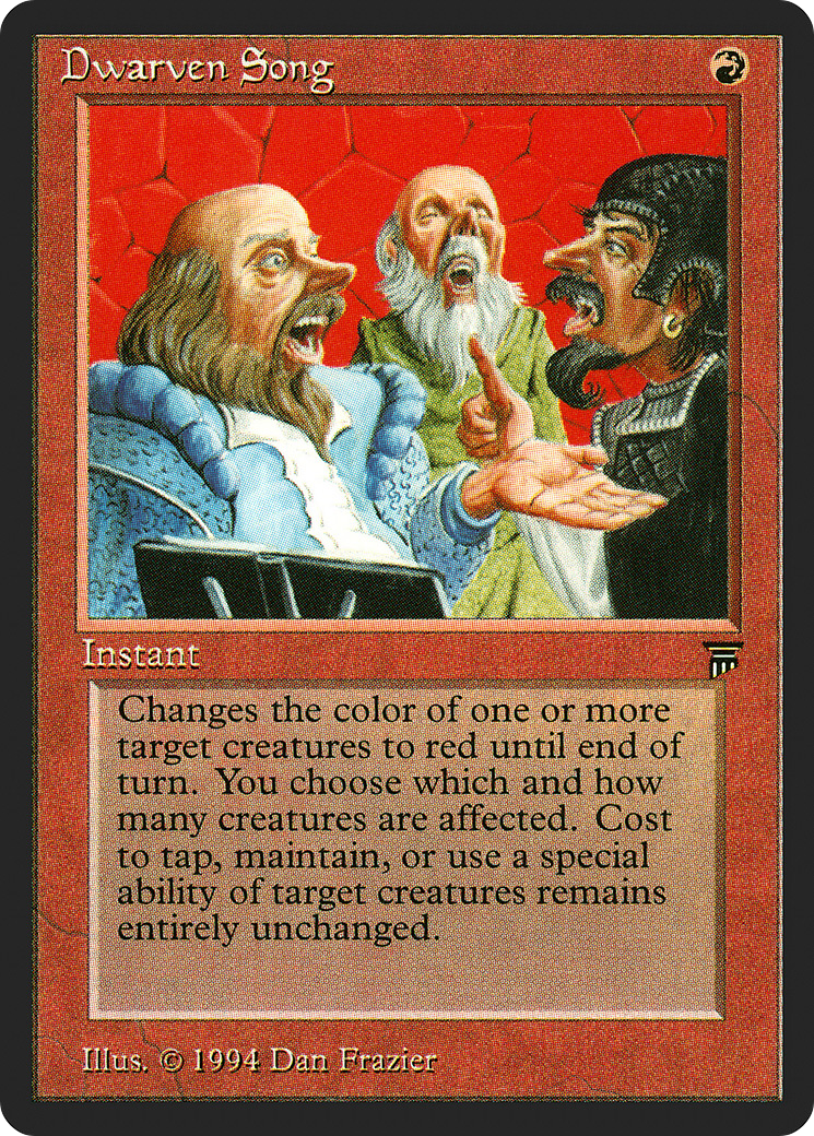 Dwarven Song (LEG-) - Legends