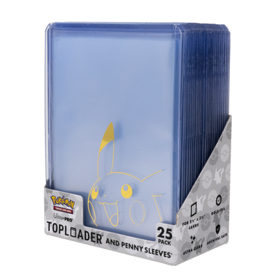 Ultra Pro - Pokemon - Pikachu Toploaders (25 Pack)