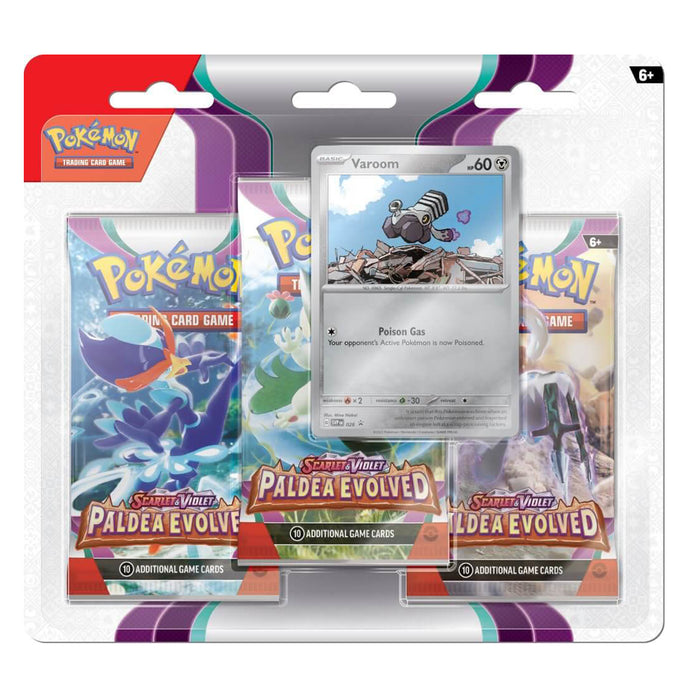 Pokemon TCG: Scarlet & Violet: Paldea Evolved 3-Pack Booster *Sealed*