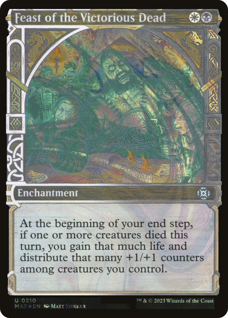Feast of the Victorious Dead (Showcase Halo Foil) [March of the Machine: The Aftermath]
