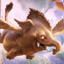Lulu, Loyal Hollyphant // Lulu, Loyal Hollyphant (ACLB-018) - Battle for Baldur's Gate Art Series (Borderless)