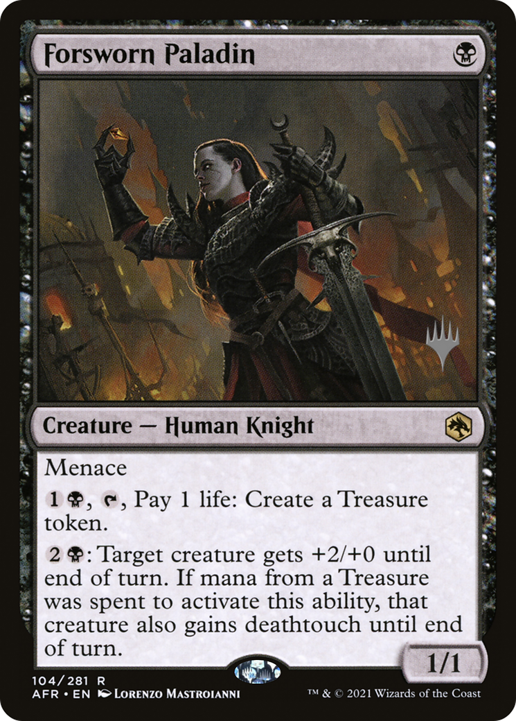 Forsworn Paladin (Promo Pack) [Dungeons & Dragons: Adventures in the Forgotten Realms Promos]