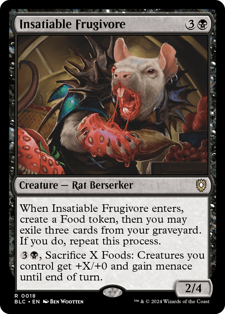 Insatiable Frugivore [Bloomburrow Commander]