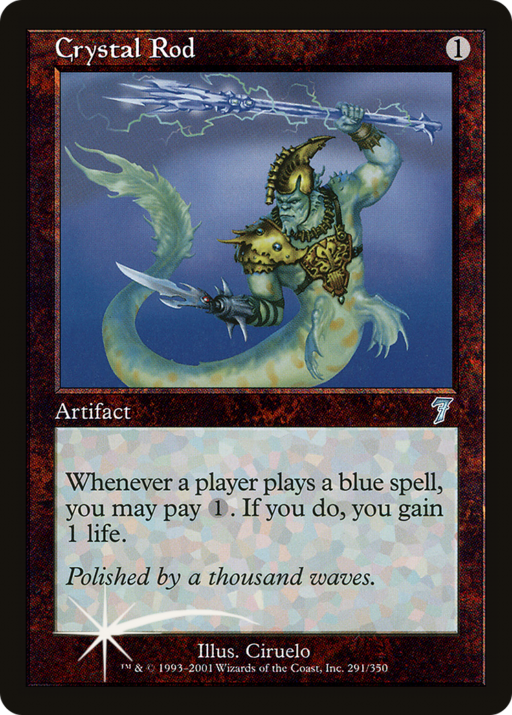Crystal Rod (7ED-291★) - 7th Edition Foil