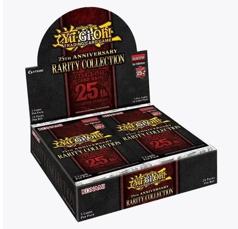 Yugioh! Booster Boxes: 25th Anniversary Rarity Collection *Sealed*