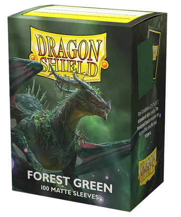Dragonshield Sleeves - Matte Forest Green (Standard Size 100 Pack)