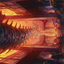 Bloodfell Caves // Bloodfell Caves (AMOM-055) - March of the Machine Art Series (Borderless) Foil