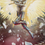 Archangel Elspeth // Archangel Elspeth (AMOM-001) - March of the Machine Art Series (Borderless)