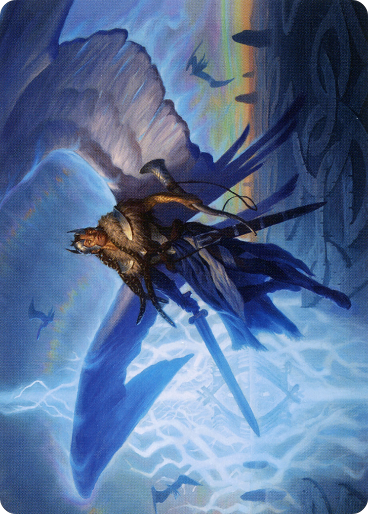 Righteous Valkyrie // Righteous Valkyrie (ASKHM-006) - Art Series: Kaldheim (Borderless) Foil