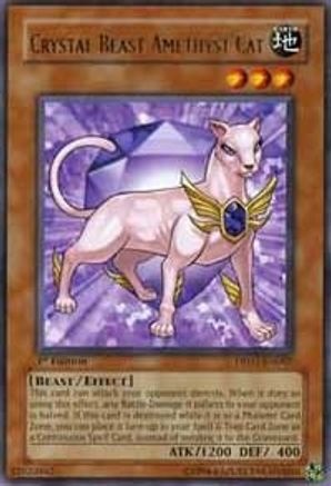 Crystal Beast Amethyst Cat [DP07-EN002] Rare