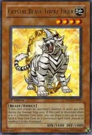 Crystal Beast Topaz Tiger [DP07-EN004] Rare