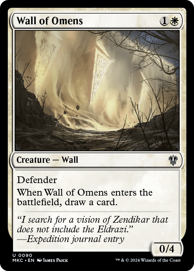 Wall of Omens [Murders at Karlov Manor Commander]