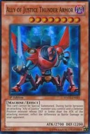 Ally of Justice Thunder Armor [HA02-EN021] Super Rare