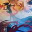 Drana and Linvala // Drana and Linvala (AMOM-058) - March of the Machine Art Series (Borderless) Foil