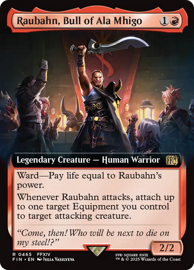 Raubahn, Bull of Ala Mhigo (FIN-465) - FINAL FANTASY: (Extended Art) Foil
