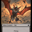 Bat // Intrepid Rabbit Double-Sided Token [Bloomburrow Tokens]